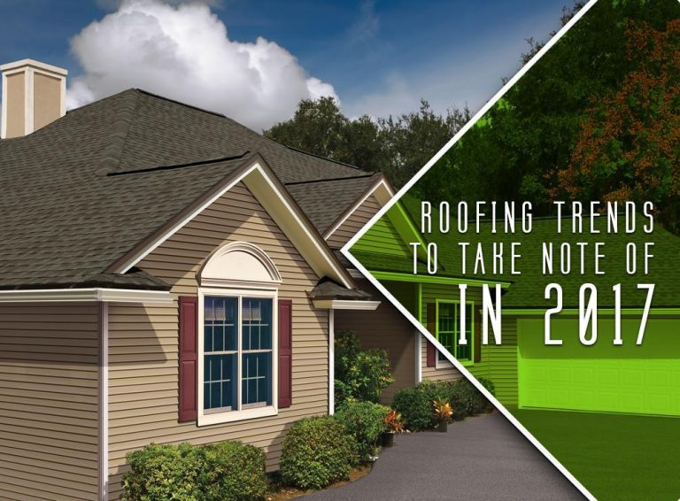 Roofing Trends to Take Note of in 2017