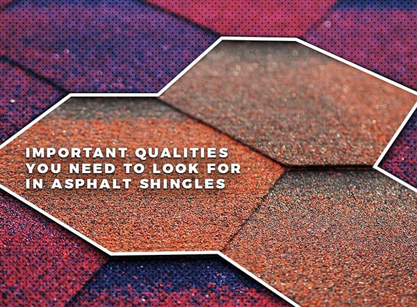 Important Qualities You Need To Look For In Asphalt Shingles
